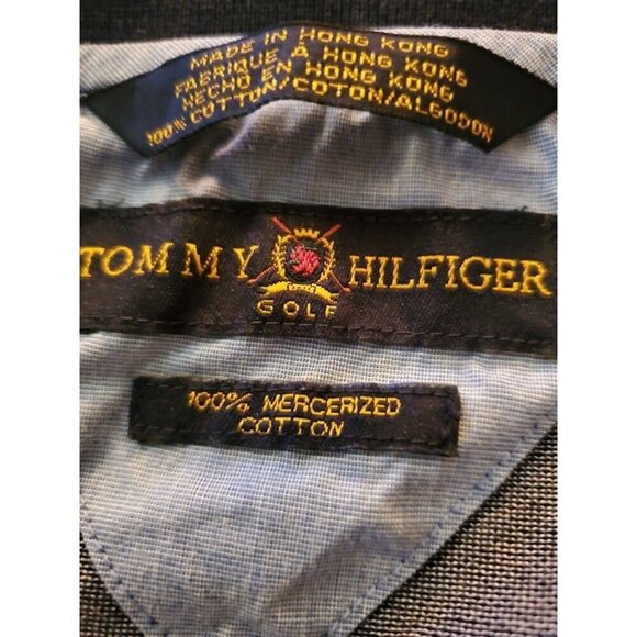 Tommy Hilfiger Golf Men's GVSU Logo Striped XL Polo Shirt 100% Mercerized Cotton - Picture 4 of 9